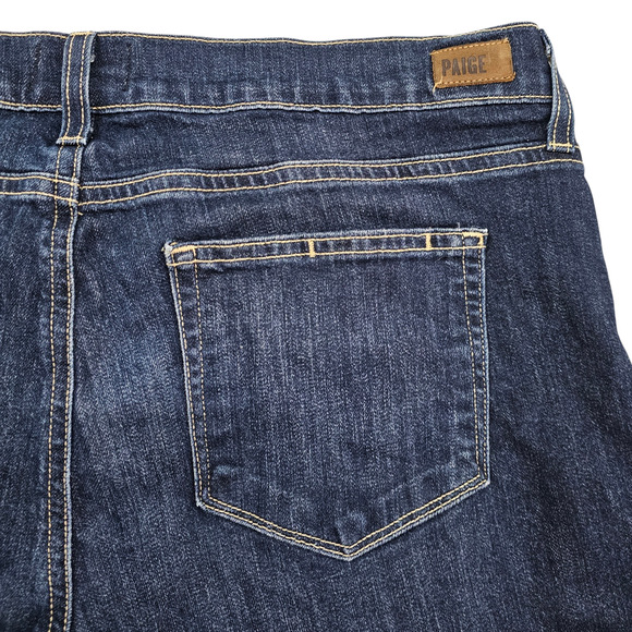 Paige Maternity Shorts Womens Size 32 Jimmy Jimmy Stretchy Denim Rolled Cuff - Picture 6 of 15